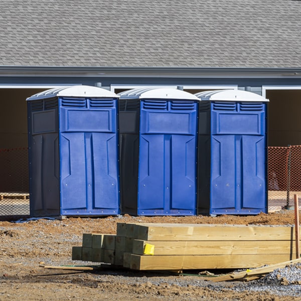 how do you ensure the portable toilets are secure and safe from vandalism during an event in Drennen